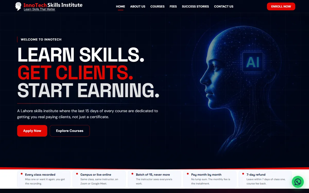 InnoTech Skills Institute screenshot
