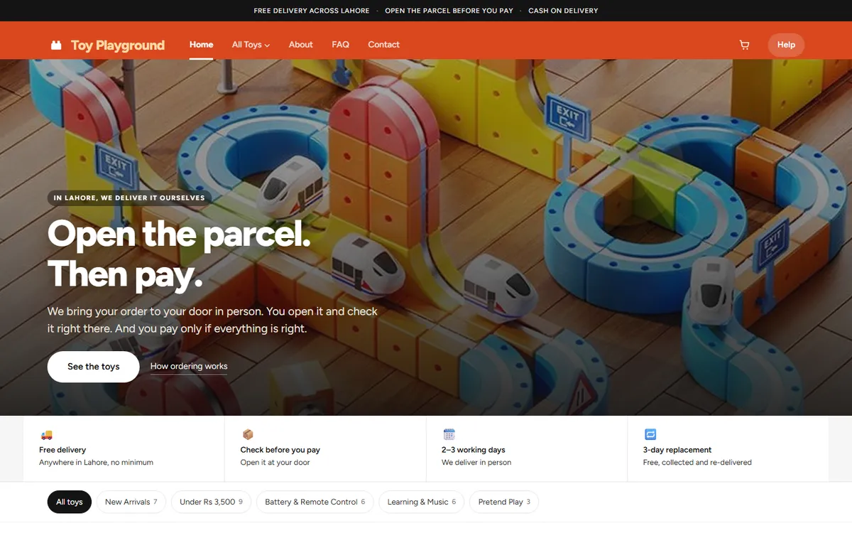The Toy Playground screenshot